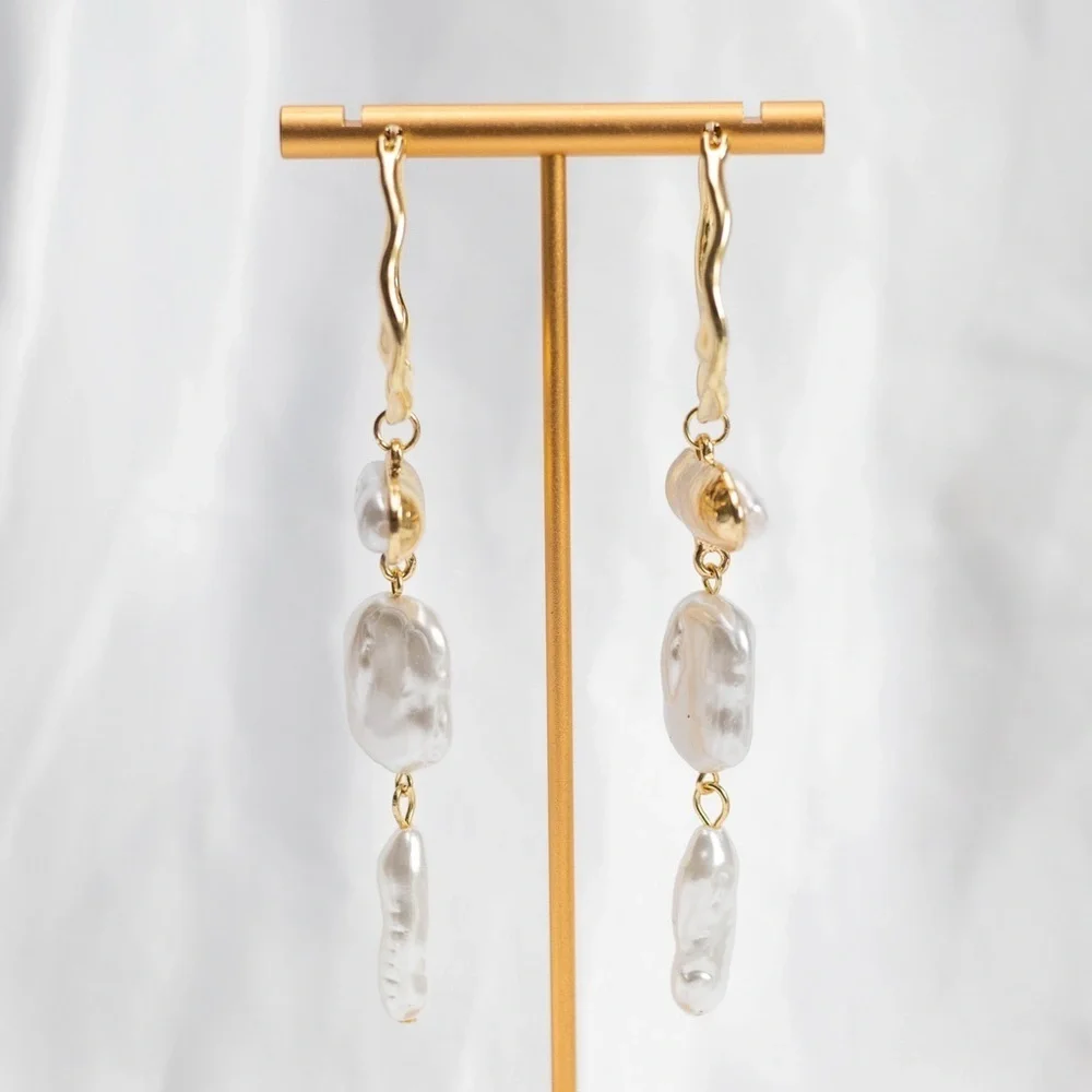 ✨For Love and Lemons Amelia Pearl Drop Earrings